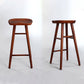 Industrial Armless Bar Stools Wood Dining Stool with Footrest Clearhalo 'Bar Furniture' 'Bar Stools' 'bar_stools' 'furn' 'furn_bar_stools' 'Furniture' 'Kitchen & Dining Furniture' 1200x1200_d14f8199-28b8-499a-8058-ef3e3911d79f