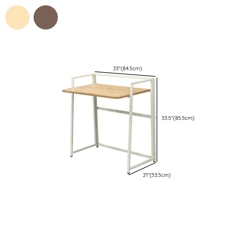 Folding Dormitory Writing Desk Contemporary Rectangular Office Desk Clearhalo 'furn' 'furn_office_desk' 'Furniture' 'Office Desks' 'Office Furniture' 'office_desk' 1200x1200_d151cd5f-d31e-4e1f-a580-34dbda6e2010