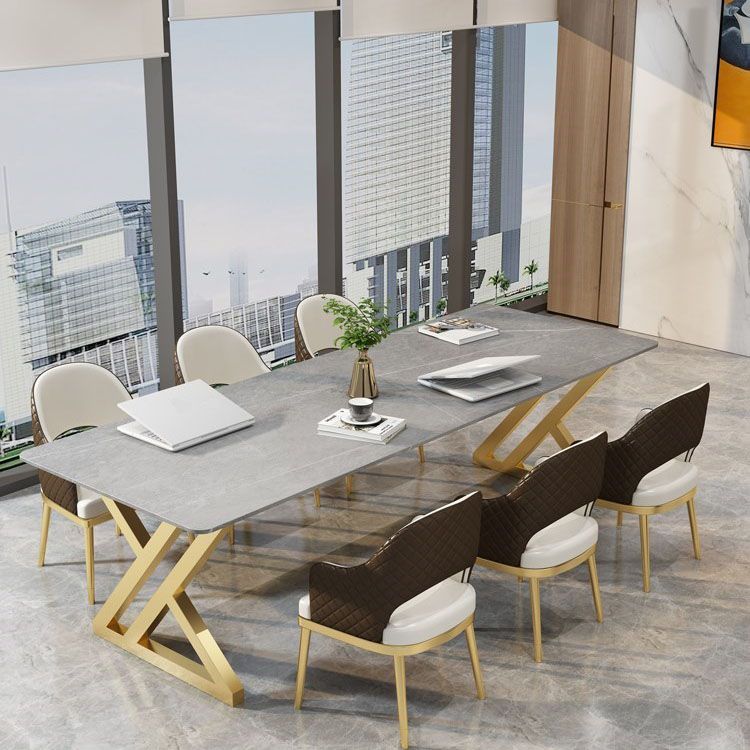 Sintered Stone Curved Meeting Table Home Office Modern Writing Desk Clearhalo 'furn' 'furn_office_desk' 'Furniture' 'furniture_office_desk' 'Office Desks' 'Office Furniture' 'office_desk' 1200x1200_d152d538-3b1d-419f-a1ca-f937383fd463
