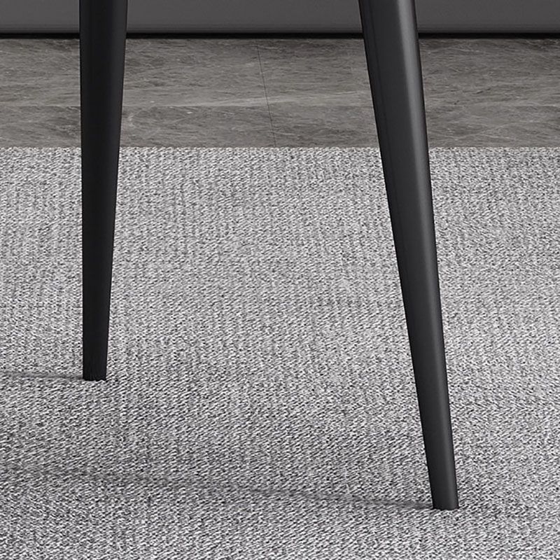 Modern Restaurant Wingback Side Chair Leather Matte Finish Dining Chair Clearhalo ' kitchen&dining_furn' 'Dining Chairs' 'Dining Tables & Seating' 'dining_chair' 'furn' 'furn_dining_chair' 'Furniture' 'furniture_dining_chair' 'Kitchen & Dining Furniture' 'kitchen' 1200x1200_d15640a2-6ecf-4332-a30e-412bcdf4e898