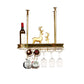 Glam Style Hanging Wine Rack Metal Wine Bottle & Glass Rack for Bar Clearhalo 'furn' 'furn_wine_racks' 'Furniture' 'Kitchen & Dining Furniture' 'Wine Racks' 'wine_racks' 1200x1200_d15a7a91-66c9-4c76-974f-9f814c83a8cf