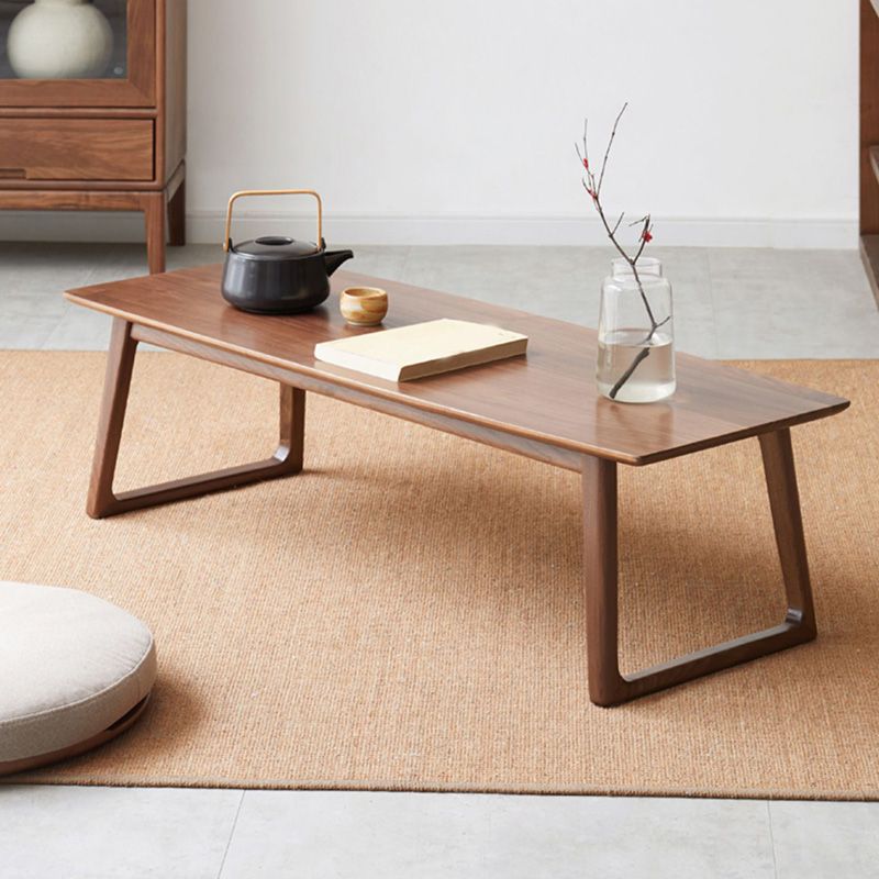 Sled Brown Solid Wood Rectangle Bedroom Modern 1 Coffee Table Clearhalo 'Coffee & Accent Tables' 'Coffee Tables' 'coffee_tables' 'furn' 'furn_coffee_tables' 'Furniture' 'Living Room Furniture' 1200x1200_d15b6b97-63d5-40c3-aac3-71ff173b52c8