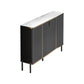 Sideboard in stile glam con cassetti e tabellone per la sala da pranzo