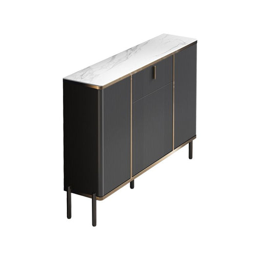 Sideboard in stile glam con cassetti e tabellone per la sala da pranzo