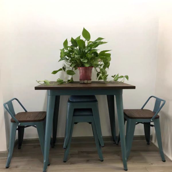 Solid Wood Industrial Dining Table Brown 4 Legs Table for Dinning Room Clearhalo ' dining_table' 'Dining Tables & Seating' 'Dining Tables' 'furn' 'furn_dining_table' 'Furniture' 'furniture_dining_table' 'Kitchen & Dining Furniture' 'kitchen&dining_furn' 'kitchen' 'kitchen_dining_table' 1200x1200_d15f4906-bd35-46b3-9b9c-52b4cfbb7271
