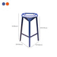 Modern Armless Backrest Counter Stool Iron Bar Stool with Cushion and Pedal for Bar Clearhalo 'Bar Furniture' 'Bar Stools' 'bar_stools' 'furn' 'furn_bar_stools' 'Furniture' 'Kitchen & Dining Furniture' 1200x1200_d15f4a08-d7a9-4b9d-9905-35a2f00f9872
