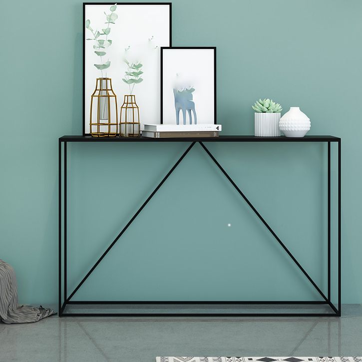 Tavolo di accento della console contemporanea tavolo da console di finitura antica in metallo