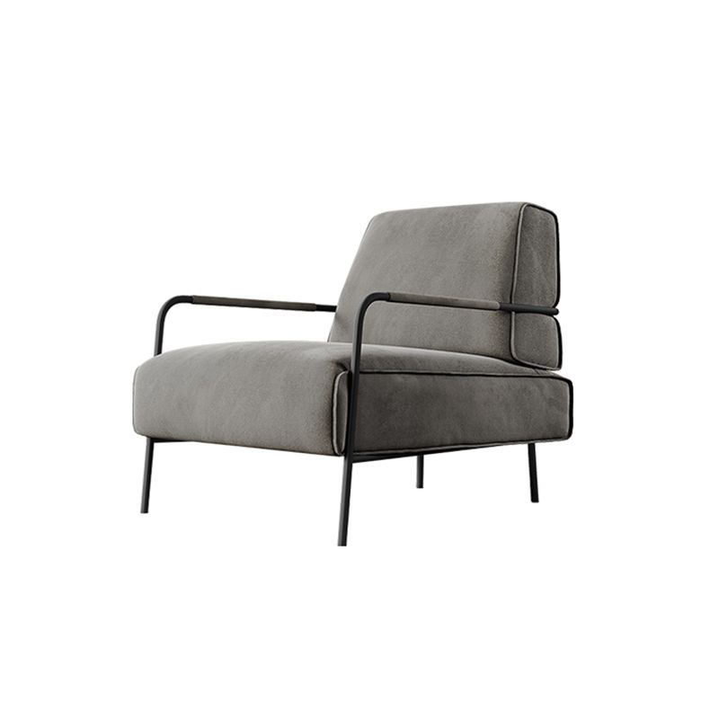 コンテンポラリーアームアクセントチェアモダンクッションバックアクセントチェア