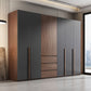 Wooden Wardrobe Armoire with Drawer Modern Hinged Wardrobe Closet Clearhalo 'Armoires & Wardrobes' 'armoires_wardrobes' 'Bedroom Furniture' 'furn' 'furn_armoires_wardrobes' 'Furniture' 1200x1200_d1629530-12b2-451b-ae3e-b49084bec544