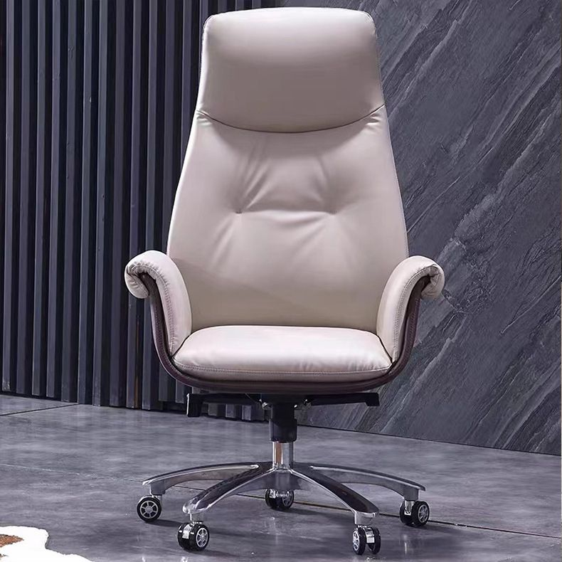 Modern Executive Chair Adjustable Back Height Office Chair with Wheels Clearhalo 'furn' 'furn_office_chair' 'Furniture' 'Office Chairs' 'Office Furniture' 'office_chair' 1200x1200_d1637471-b6f2-408f-8a94-72e7e37535c7