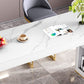 Glam Bar Table Set 1/3/5 Pcs Rectangle Stone Bar Table and Upholstered Stools Clearhalo 'Bar Furniture' 'furn' 'furn_home_bar_bar_sets' 'Furniture' 'Home Bars & Bar Sets' 'home_bar_bar_sets' 'Kitchen & Dining Furniture' 1200x1200_d163761a-70f9-481b-bb91-e6d02a3efb7a