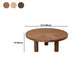 Scandinavian 3 Legs Coffee Table Round Wooden Coffee Table Set for Home Clearhalo 'Coffee & Accent Tables' 'Coffee Tables' 'coffee_tables' 'furn' 'furn_coffee_tables' 'Furniture' 'Living Room Furniture' 1200x1200_d16587cb-9139-4aa7-a6d8-f7cdaac3166e
