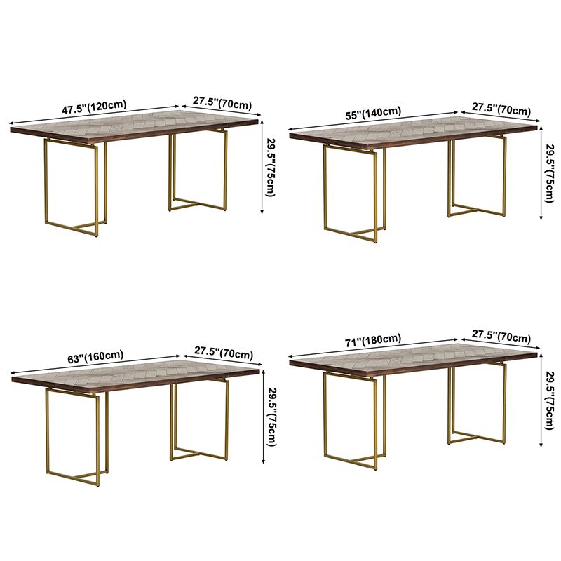 Traditional Luxury Rectangle Dining Table Solid Wood Table for Dining Room Clearhalo ' dining_table' 'Dining Tables & Seating' 'Dining Tables' 'furn' 'furn_dining_table' 'Furniture' 'furniture_dining_table' 'Kitchen & Dining Furniture' 'kitchen&dining_furn' 'kitchen' 'kitchen_dining_table' 1200x1200_d16abc32-77d4-4e13-ada7-71abae49ddbf