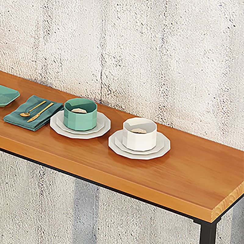 Contemporary Bar Table Rectangle Solid Wood Pub Table for Indoor Use Clearhalo 'Bar Furniture' 'Bar Tables' 'bar_tables' 'furn' 'furn_bar_tables' 'Furniture' 'Kitchen & Dining Furniture' 1200x1200_d16e9b1b-f945-4238-8521-8cbd0d14d56b