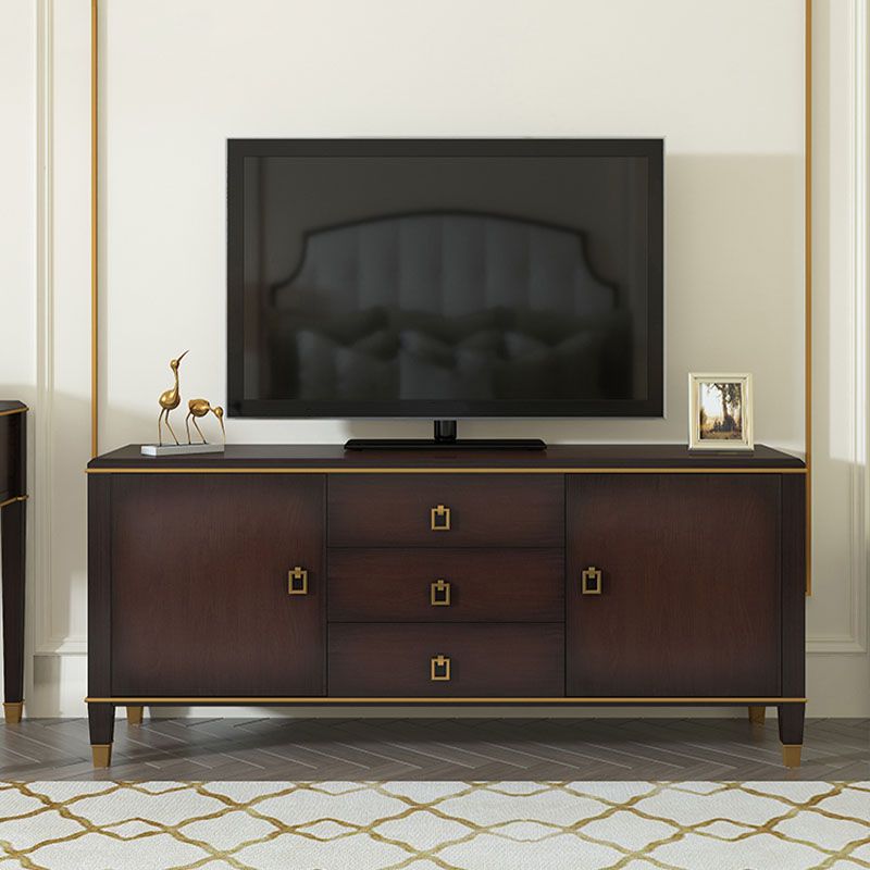 Modern TV Stand Console Solid Wood TV Media Console with Drawers Clearhalo 'furn' 'furn_tv_stands_entertainment_centers' 'Furniture' 'Living Room Furniture' 'TV Stands & Entertainment Centers' 'TV Stands & Media Storage Furniture' 'tv_stands_entertainment_centers' 1200x1200_d1715054-2b46-4acd-ac93-567e47135b0c