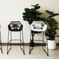 Modern Style Metal Bar Stool with Footrest and Low Back Balcony Lounge Bar Stool 30 Inch Clearhalo 'Bar Furniture' 'Bar Stools' 'bar_stools' 'furniture_bar_stools' 'Kitchen & Dining Furniture' 'kitchen&dining_furn' 'kitchen' 'kitchen_furn' Furniture' 1200x1200_d174f58b-38b7-4fed-bc90-7f49cf1ffaa9