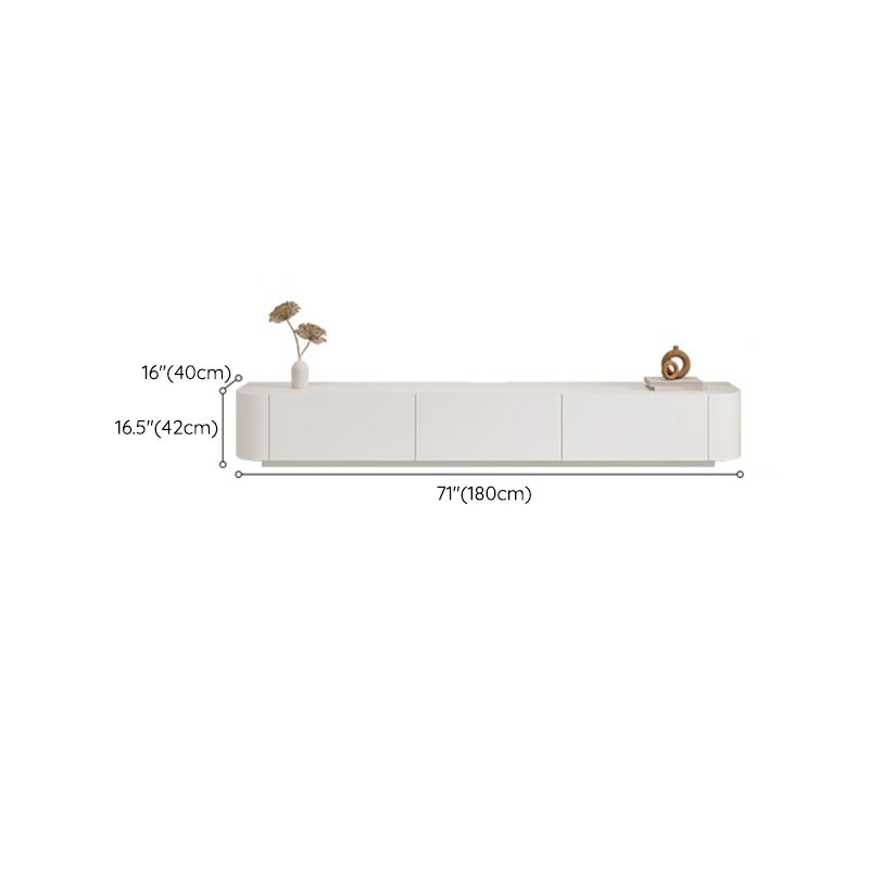 Modern White TV Stand Console Enclosed Storage TV Media Stand with Drawers for Living Room Clearhalo 'furn' 'furn_tv_stands_entertainment_centers' 'Furniture' 'Living Room Furniture' 'TV Stands & Entertainment Centers' 'TV Stands & Media Storage Furniture' 'tv_stands_entertainment_centers' 1200x1200_d17597c7-b174-498b-a516-c5d51f781c9f