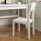 Modern Style Armless Dining Chair Wooden Frame Open Back Dining Chair for Dining Room