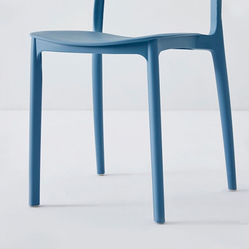 Sedia da pranzo in plastica per finitura opaca scandinava