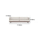 Beige Scandinavische bank/sectionele met vierkante arm voor appartement