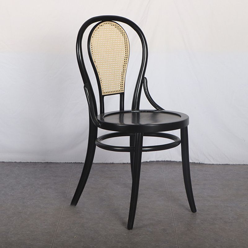 Modern Black Side Chair Solid Wood Dining Chair for Living Room Clearhalo 'Dining Chairs' 'Dining Tables & Seating' 'dining_chair' 'furn' 'furn_dining_chair' 'Furniture' 'Kitchen & Dining Furniture' 1200x1200_d17a3316-abf5-427a-898d-ca0fc6c3a1fa