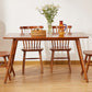 Rectangle Simplicity Dining Table Oak Solid Wood Table with 4 Legs for Dining Room Clearhalo ' dining_table' 'Dining Tables & Seating' 'Dining Tables' 'furn' 'furn_dining_table' 'Furniture' 'furniture_dining_table' 'Kitchen & Dining Furniture' 'kitchen&dining_furn' 'kitchen' 'kitchen_dining_table' 1200x1200_d17f40a4-41b6-4e5a-a557-fec05ae6e0bf