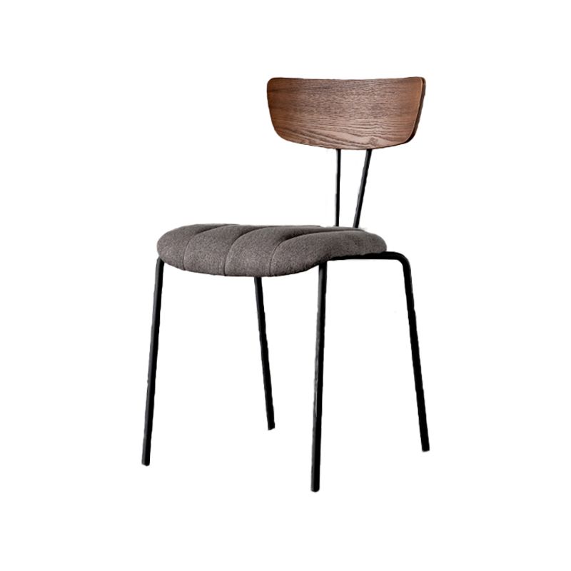 Industrial Style Dining Chairs Kitchen Armless Side Chairs with Metal Legs Clearhalo ' kitchen&dining_furn' 'Dining Chairs' 'Dining Tables & Seating' 'dining_chair' 'furn' 'furn_dining_chair' 'Furniture' 'furniture_dining_chair' 'Kitchen & Dining Furniture' 'kitchen' 1200x1200_d17ffb65-7a8a-418c-96a3-73a36d71b70c