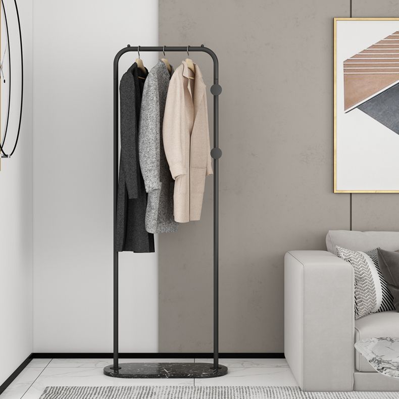 Moderner Kleiderregal 2 Haken Feste Farbmetallhalle mit Marmorboden