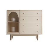 Server da pranzo contemporaneo Server a buffet di pietra per sala da pranzo