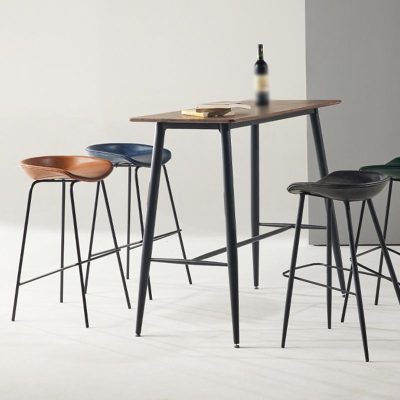 Industrial Style Bar Chair Bucket Seat Iron Legs for Restaurant Bar Clearhalo 'Bar Furniture' 'Bar Stools' 'bar_stools' 'furn' 'furn_bar_stools' 'furniture_bar_stools' 'Kitchen & Dining Furniture' 'kitchen&dining_furn' 'kitchen' 'kitchen_furn' Furniture' 1200x1200_d1830c45-19fc-45c6-a914-88b32ecd6682