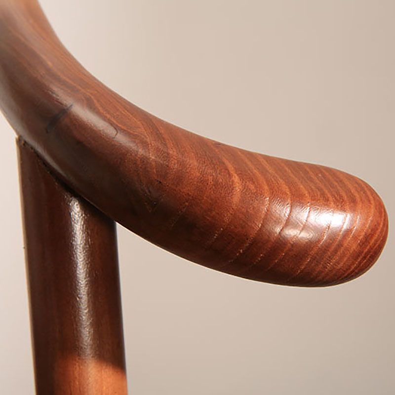 Traditional Style Kitchen Wooden Dining Chairs Dining Arm Side Chairs