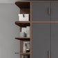 Hinged Wardrobe Cabinet Contemporary Wardrobe Closet with Garment Rod Clearhalo 'Armoires & Wardrobes' 'armoires_wardrobes' 'Bedroom Furniture' 'furn' 'furn_armoires_wardrobes' 'Furniture' 1200x1200_d1875159-24d2-4f86-a7d1-d8ab82f07738