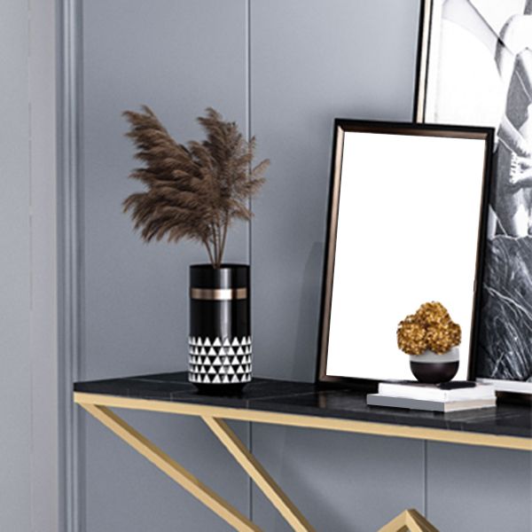 Tabla de acento de consola moderna Table de sofá rectángulo de acabado antiguo