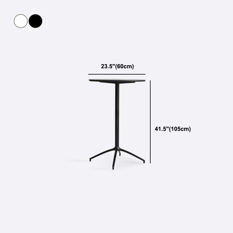 Industrial Round Bar Counter Table Dining Wooden Counter Table for Restaurant Clearhalo 'Bar Furniture' 'Bar Tables' 'bar_tables' 'Furniture' 'furniture_bar_tables' 'Kitchen & Dining Furniture' 1200x1200_d18b051e-6325-4c5d-a4d0-57850e78c7cb
