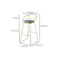 Glam Style Rectangle Bar Set 1/5 Pieces Stone Pub Dining Set for Indoor