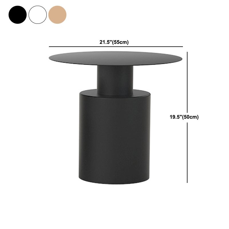 Round Iron Coffee Table Mid-Century Pedestal 2 Pieces Cocktail Table Set Clearhalo 'Coffee & Accent Tables' 'Coffee Tables' 'coffee_tables' 'furn' 'furn_coffee_tables' 'Furniture' 'Living Room Furniture' 1200x1200_d18ce2d7-df3a-4d35-b76e-f68bf11ca10e