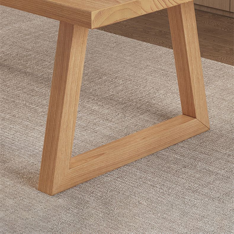 Simplicity Style Dinette Table Rectangle Solid Wood Dinner Table in Brown Clearhalo 'Dining Tables & Seating' 'Dining Tables' 'dining_table' 'furn' 'furn_dining_table' 'Furniture' 'Kitchen & Dining Furniture' 1200x1200_d18df4a9-7270-4c84-9886-65def1260d1e