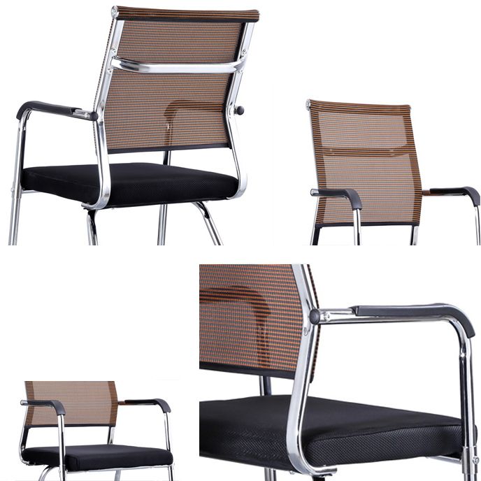 Medium/High Back Office Chair Fixed Armchair with Fabric Sponge Cushion Clearhalo 'furn' 'furn_office_chair' 'Furniture' 'Office Chairs' 'Office Furniture' 'office_chair' 1200x1200_d18eabef-4bc6-4f56-b54b-ea13483c7dcf