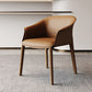 Modern Style Metal Dining Chairs Leather Arm Dining Room Chairs for Home Use