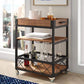 Rolling Industrial Kitchen Trolley Wooden Kitchen Trolley for Restaurant Clearhalo 'furn' 'furn_kitchen_islands_carts' 'Furniture' 'Kitchen & Dining Furniture' 'Kitchen Islands & Carts' 'kitchen_islands_carts' 1200x1200_d1904333-2d0a-40d3-adce-cdd124b370e5