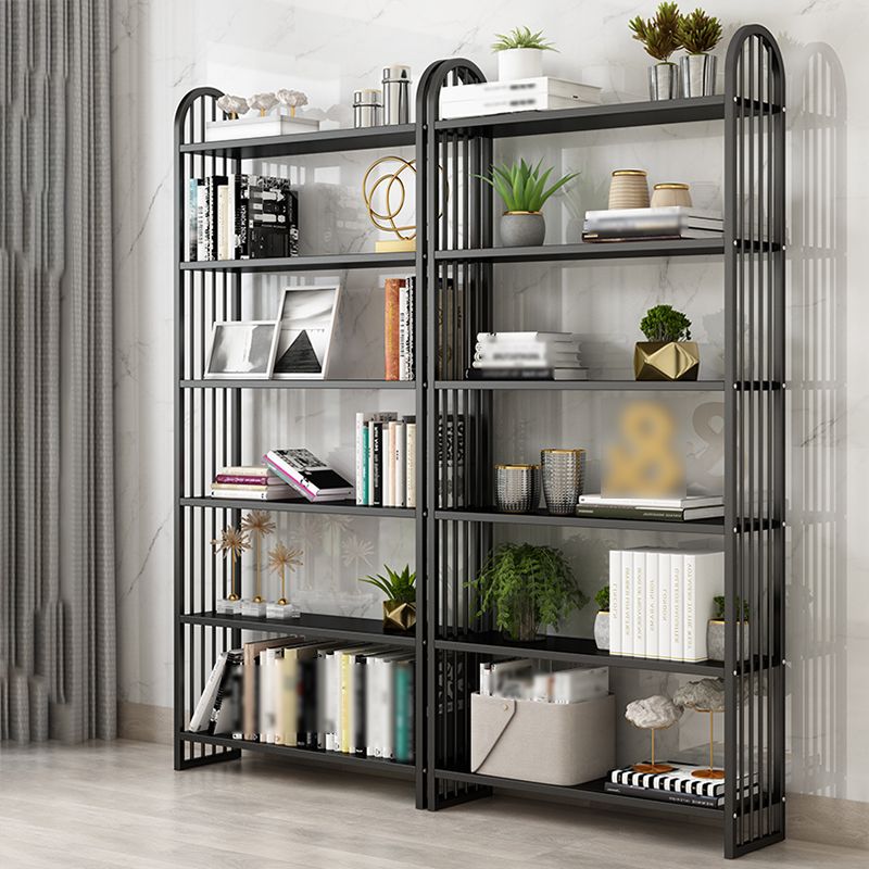Modern Style Metal Bookshelf Vertical Open Shelf Bookcase for Home Clearhalo 'Bookcases' 'furn' 'furn_bookcases' 'Furniture' 'furniture_bookcases' 'kitchen' 'kitchen_bookcases' 'Living Room Furniture' 'Office Furniture' 1200x1200_d1908daf-8efa-4aea-9a5e-2db64fc5a795
