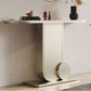 Tabella della console di pietra moderna tavolo da divano console resistente alle macchie per la sala
