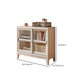 Modern Style Closed Back Book Shelf Wooden Bookcase in White