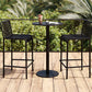 1/3/4 Pieces Industrial Round Bar Table Set Pub Table with Metal Pedestal Clearhalo 'Bar Furniture' 'furn' 'furn_home_bar_bar_sets' 'Furniture' 'Home Bars & Bar Sets' 'home_bar_bar_sets' 'Kitchen & Dining Furniture' 1200x1200_d191424f-0da5-405d-ae9e-218cfe9302de