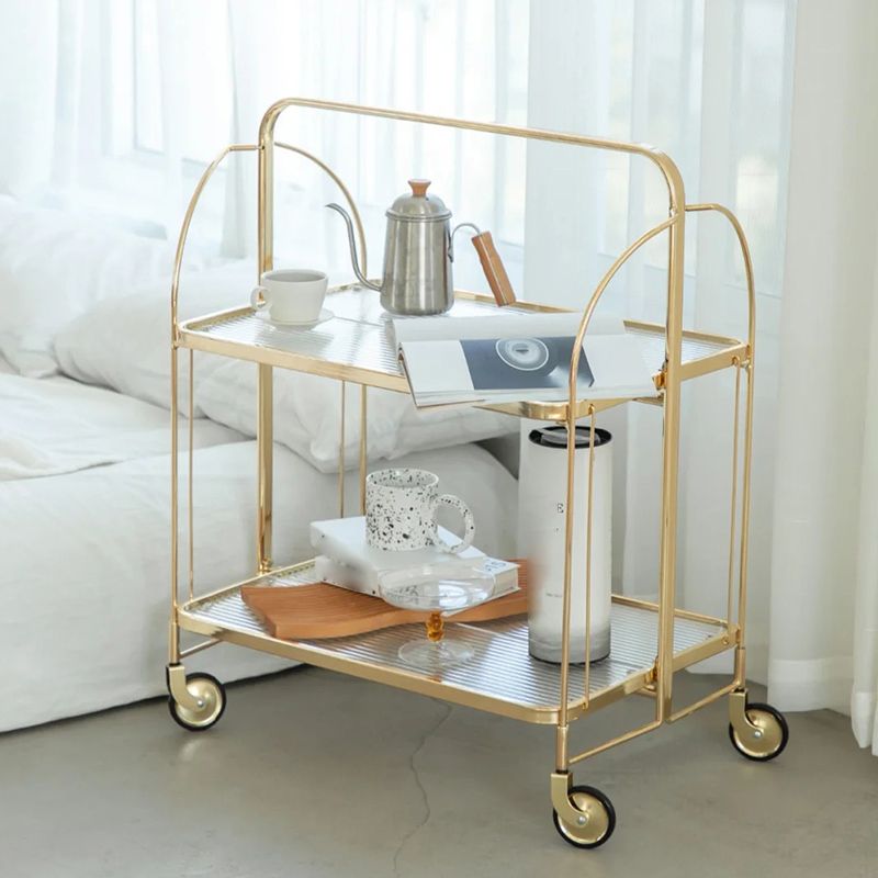 Tavolo da preparazione in stile in stile moderno da 31,50 "tavolo da preparazione in metallo per casa