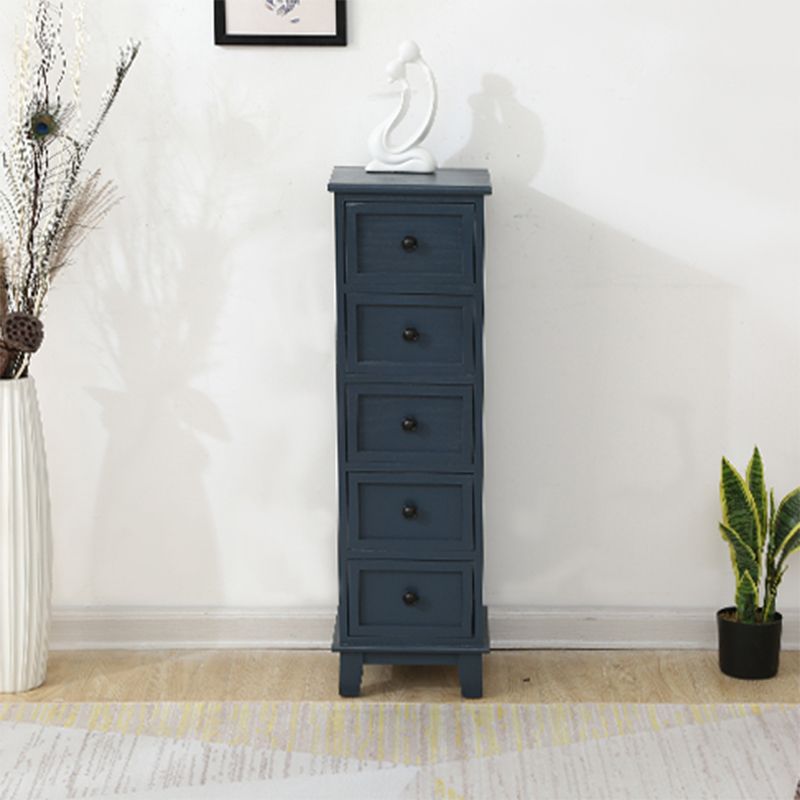 Coastal Dressoir massief houten opbergkist met 4/5/6 laden, 11,7 inch breed