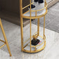 Wine Rack Modern Bistro Bar Desk Marble Sled Bar Height Indoor Cocktail Table Clearhalo 'Bar Furniture' 'Bar Tables' 'bar_tables' 'furn' 'furn_bar_tables' 'Furniture' 'furniture_bar_tables' 'Kitchen & Dining Furniture' 'kitchen&dining_furn' 'kitchen' 1200x1200_d197fb82-2850-4d83-859d-d494b2325f53
