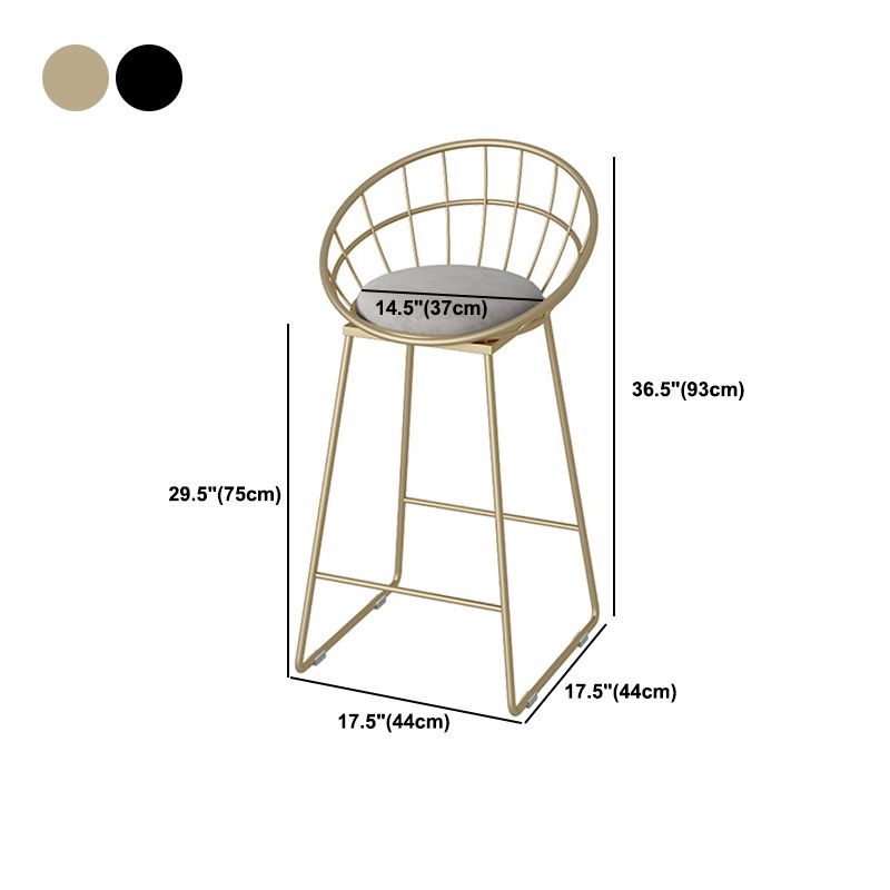 Sgabello da bar moderno per poggiapiedi e sgabello grigio grigio per soggiorno
