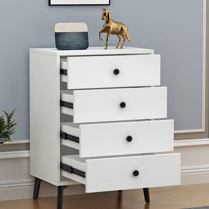 Cómoda de almacenamiento vertical de madera de ingeniería Glam, cómoda para dormitorio con cajones