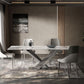 Medieval Modern Stone Dinette Table Rectangle Table for Dining Room Clearhalo 'Dining Tables & Seating' 'Dining Tables' 'dining_table' 'furn' 'furn_dining_table' 'Furniture' 'Kitchen & Dining Furniture' 1200x1200_d19e8189-9bac-429b-9eb7-2fe19b8087bb